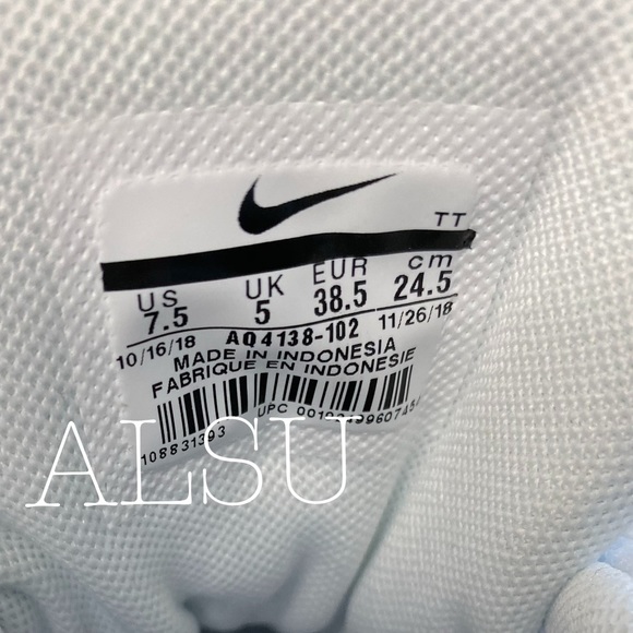 🍃SALE🍃 Nike Air Max 95 SE Summit White W AUTHENTIC Size 7.5 AQ4138 102 - Picture 8 of 8